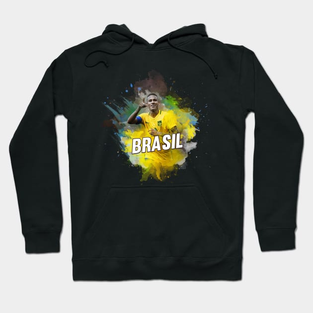 Neymar Brasil Hoodie by Aefe